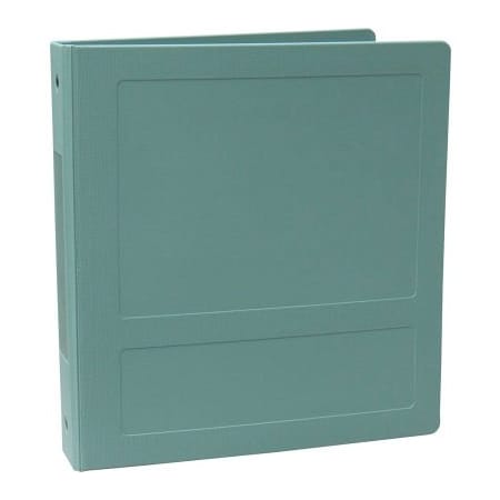 Omnimed® 2-1/2 Molded Ring Binder, 3-Ring, Side Open, Holds 450 Sheets, Seafoam Green